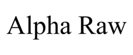 ALPHA RAW trademark
