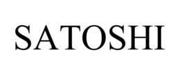 SATOSHI trademark