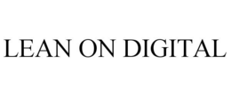 LEAN ON DIGITAL trademark