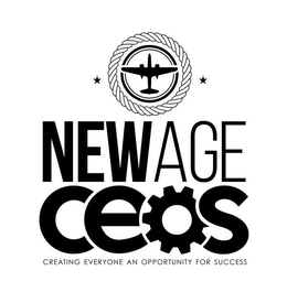 NEW AGE CEOS CREATING EVERYONE AN OPPORTUNITY FOR SUCCESS trademark