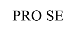 PRO SE trademark