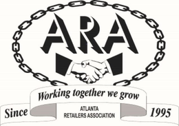 ARA WORKING TOGETHER WE GROW SINCE 1995 ATLANTA RETAILERS ASSOCIATION trademark