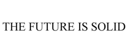 THE FUTURE IS SOLID trademark