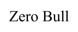 ZERO BULL trademark