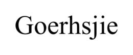 GOERHSJIE trademark
