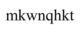 MKWNQHKT trademark