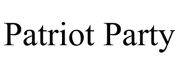 PATRIOT PARTY trademark