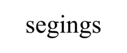 SEGINGS trademark