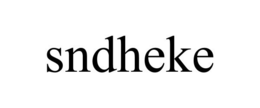 SNDHEKE trademark