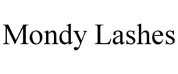 MONDY LASHES trademark