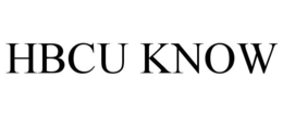 HBCU KNOW trademark
