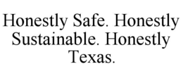 HONESTLY SAFE. HONESTLY SUSTAINABLE. HONESTLY TEXAS. trademark