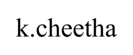 K.CHEETHA trademark