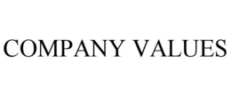 COMPANY VALUES trademark