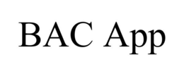 BAC APP trademark