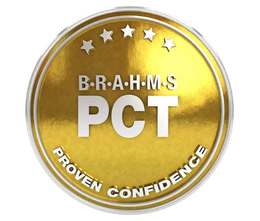 B·R·A·H·M·S PCT PROVEN CONFIDENCE trademark