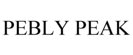PEBLY PEAK trademark