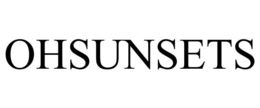 OHSUNSETS trademark
