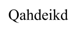 QAHDEIKD trademark