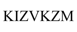 KIZVKZM trademark