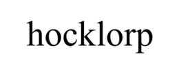 HOCKLORP trademark