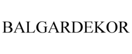BALGARDEKOR trademark