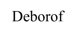 DEBOROF trademark