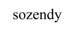 SOZENDY trademark