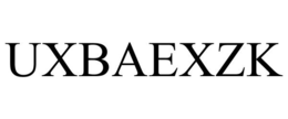UXBAEXZK trademark