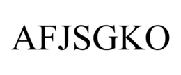 AFJSGKO trademark