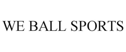 WE BALL SPORTS trademark