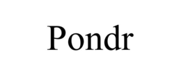 PONDR trademark