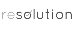 RESOLUTION trademark