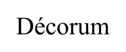 DÉCORUM trademark