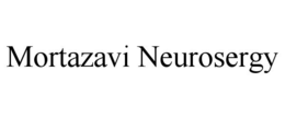 MORTAZAVI NEUROSERGY trademark