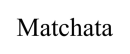 MATCHATA trademark