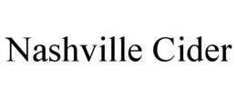 NASHVILLE CIDER trademark
