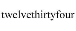 TWELVETHIRTYFOUR trademark