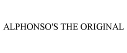 ALPHONSO'S THE ORIGINAL trademark
