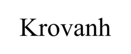 KROVANH trademark