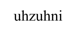 UHZUHNI trademark
