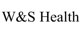 W&S HEALTH trademark