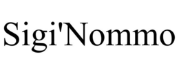 SIGI'NOMMO trademark