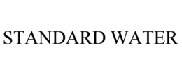 STANDARD WATER trademark