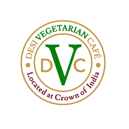 DESI VEGETARIAN CAFE' DVC LOCATED AT CROWN OF INDIA trademark