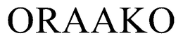 ORAAKO trademark