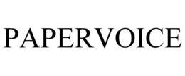 PAPERVOICE trademark
