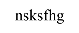 NSKSFHG trademark