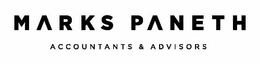 MARKS PANETH ACCOUNTANTS & ADVISORS trademark