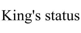 KING'S STATUS trademark